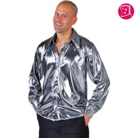 Shirt Foil Silver-M-Size Large