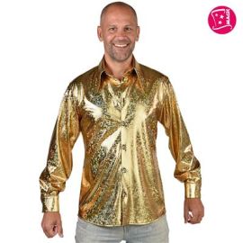Shirt Hologram Gold-Size XX-Large
