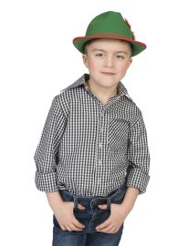 Checkered Shirt Black/White-Size 14