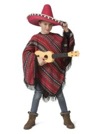 Mexican Poncho Boy-One Size