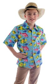 Fun Shirt Fish-C-Size 14