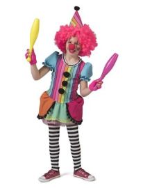 Rainbow Clown Girl-Size 6