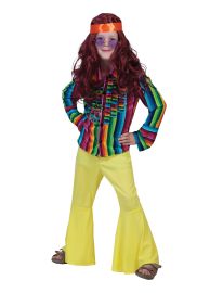 Hippie Pants-Yellow-C-Size 10