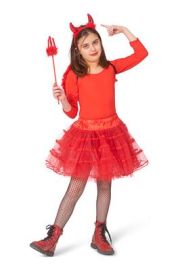 Petticoat Glitter-C-Red-One Size