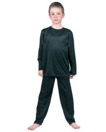 Under Shirt & Pants-Black-Size 6