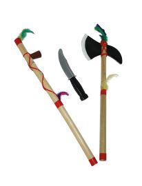 Playset-Tomahawk, Dagger, Peace Pipe