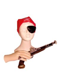 Playset-Pirate-Pistol-15.8"/Bandana/Patch/Ring