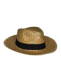 Hat-Cowboy-Straw w/Blk Band