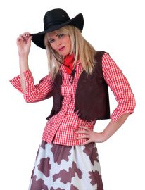 Checkered Shirt-Red/Wht-Size Medium