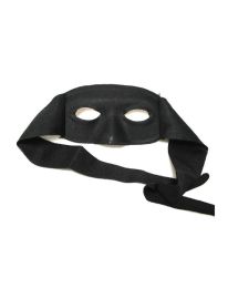 Mask-Eye-Tie On Black