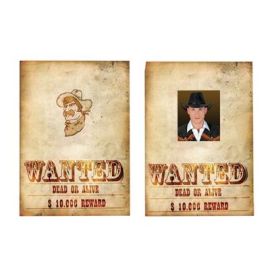 Décor-Wanted Poster-Reversible-16.5"x11.8"