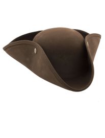 Hat-Pirate-Brn w/Snaps