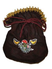 Pirate-Treasure Bag-Brn-9.1"x6.7"