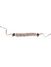 Necklace-Beads & Leather