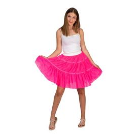 Skirt Lacey Neon Pink-W-One Size