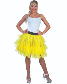 Fancy Petticoat-Yellow-One Size