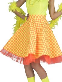Rock'N Roll Skirt Yellow/Orange-One Size