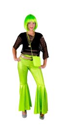 Green Sequin Disco Pants-Size Small