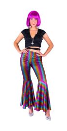 Rainbow Sequin Disco Pants-Size Large