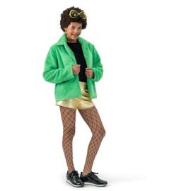 Green Fluffy Jacket-Size Medium
