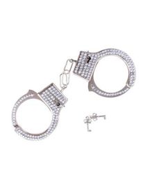 Handcuffs & Keys-Metal w/Rhinestones