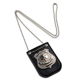 Police Badge on Chain