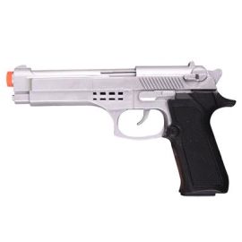 Gun-Silver w/Blk Handle