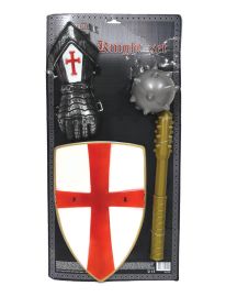 Knight Set-Shield, Glove & Mace