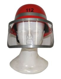 Helmet-Firefighter-Full Shield-Plastic