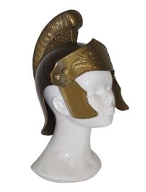 Helmet-Roman-Bronze w/Cheek Piece