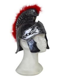 Helmet-Cheek Guard-Blk/Slv Metallic w/Feathers