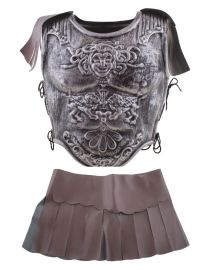 Armour-Chest w/Shoulder & Waist Fringe