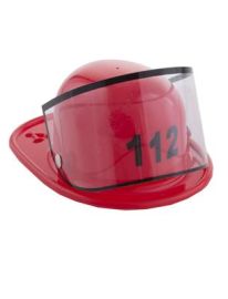 Helmet-Fire-Mini w/Hairclips-Plastic