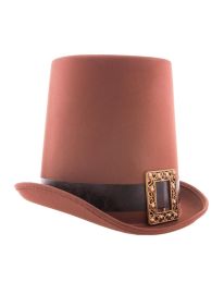 Hat-Cylinder-Steampunk-Brn