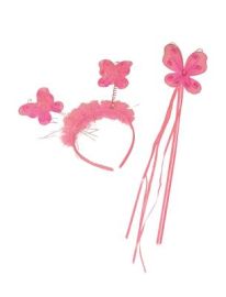 Playset-Fairy Wand & Headband-Pnk-15"