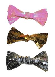 Sequin Bowtie-Multi