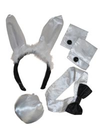 Bunny-Playboy-Blk/Wht-4 pc set