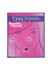 Body Piercing-3 pc Magnetic Flower