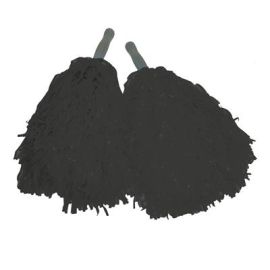 Pom Poms-2 pcs-Blk