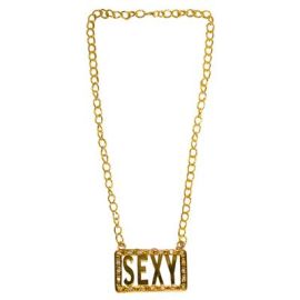 Necklace-"SEXY" w/Outline