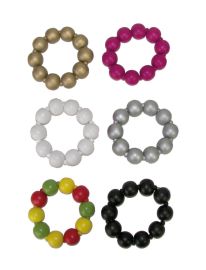 Bracelet-Large Beads-Wht