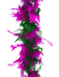Boa-Feathers-Fuchsia/Grn-78.7"