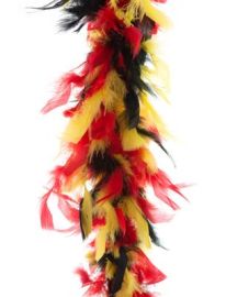 Boa-Feathers-Blk/Ylw/Red-78.7"