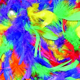 Feather Boa-Multi-78"