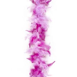 Boa-Feathers-w/Tinsel-Pnk/Wht/Fuchsia-78.7"