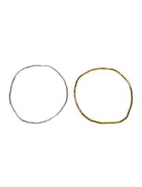 Necklace-Flexible-G/S-Asst