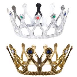 Crown-Asst-Gld & Slv-6.7"