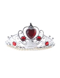 Crown-Silver with Ruby