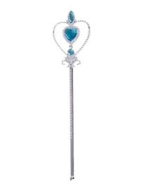 Wand-Heart-Slv/Blu-12.6"