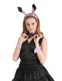 Playset-Playboy-Blk/Pnk-3 pc set